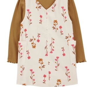 Carter’s Child of Mine Toddler Girl Dress ,Two Piece Size 3t NEW